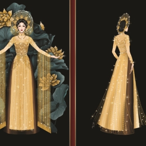 Chuyên thiết kế  trang phục áo dài 