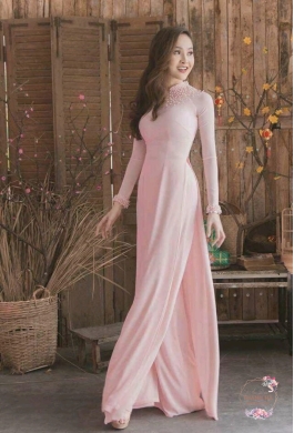 Áo dài kết hạt